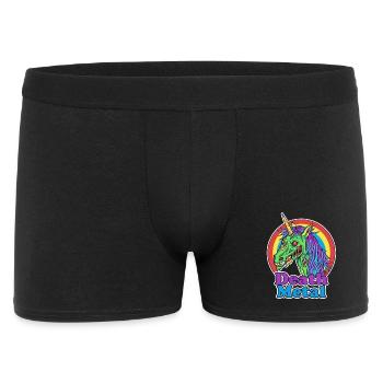 Death Metal – Zombie Unicorn Cartoon - Men's Boxer Shorts - black - Front
