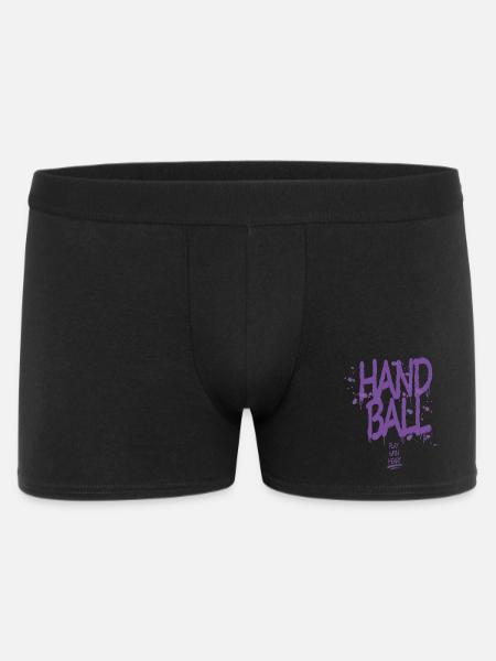 Handball Graffiti with Heart - Men's Boxer Shorts - black