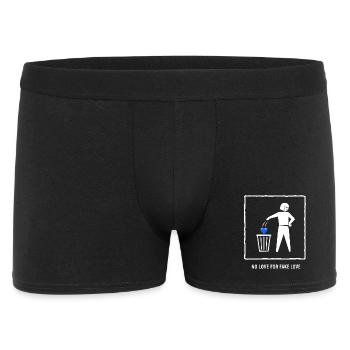Pas d’amour pour un amour faux - Boxer Homme - noir - Devant