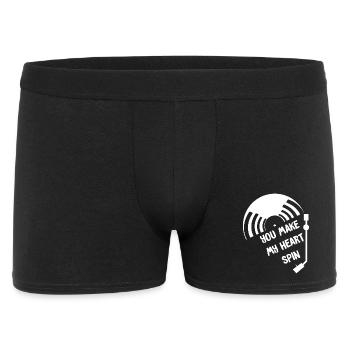 Vinyle - Boxer Homme - noir - Devant