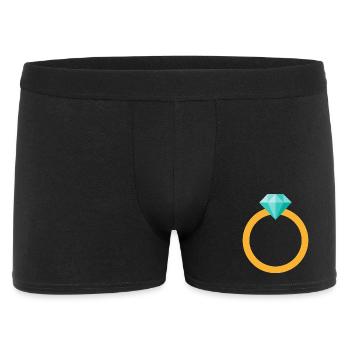 Diamond Ring - Men's Boxer Shorts - black - Front
