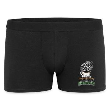 Alimenté par le café et les singletracks MTB Coffee Mugs - Boxer Homme - noir - Devant