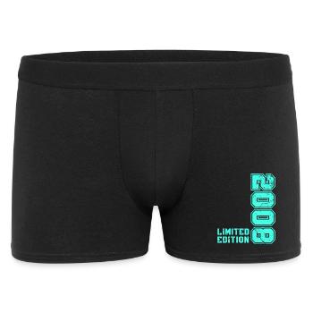 2008 Vintage Vintage Birthday Gift Retro - Men's Boxer Shorts - black - Front