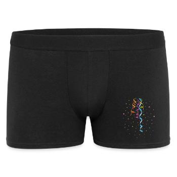 Carnival Streamers Confetti New Year's Eve Carnival - Men's Boxer Shorts - black - Front
