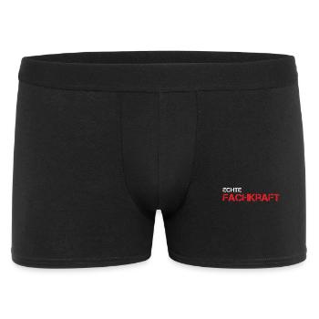 Fachkraft Beruf Arbeit Büro Baustelle Humor Spaß - Männer Boxer Shorts - Schwarz - Vorne