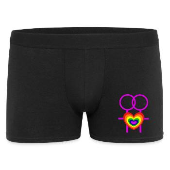 lesbian women female symbols CSD - Men's Boxer Shorts - black - Front