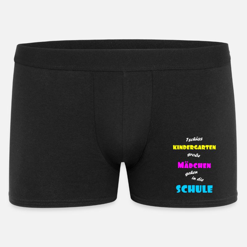 Einschulung Maedchen - Männer Boxer Shorts - Schwarz