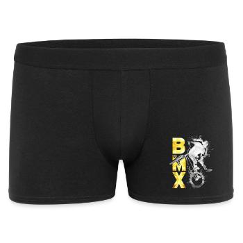 BMX Gold | BMX Fahrrad | BMX Rad | Golden VIP BMX - Männer Boxer Shorts - Schwarz - Vorne