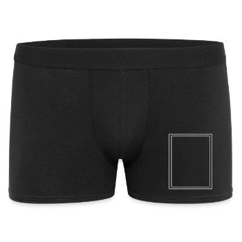 Frame / Abstract / Line / Pattern / Trend - Men's Boxer Shorts - black - Front