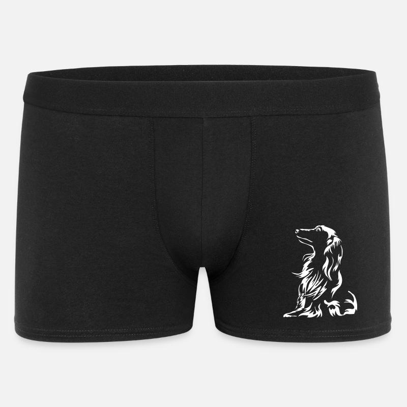 Dackel "Black Edition" - Männer Boxer Shorts - Schwarz
