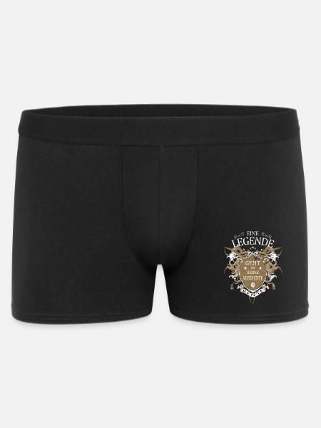 A legend retires - Men's Boxer Shorts - black