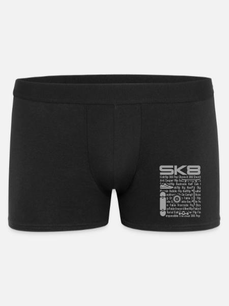 SK8 Schlittschuh - Männer Boxer Shorts - Schwarz