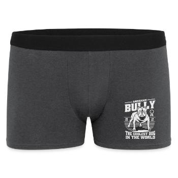 American Bulldog - Men's Boxer Shorts - charcoal grey - Front