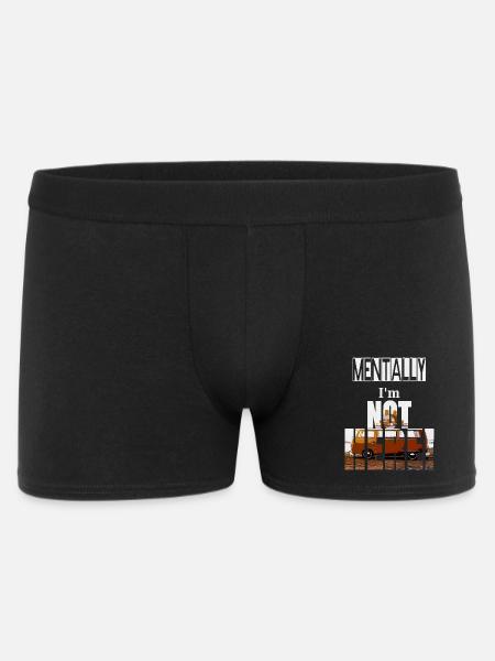 MENTALLY I'm not here - Boxer Homme - noir