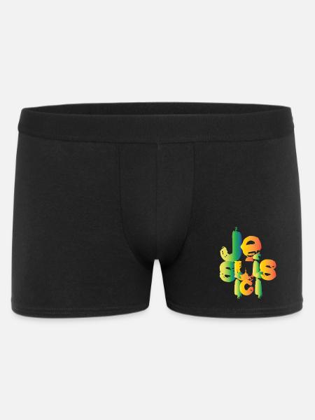 I'm here - Men's Boxer Shorts - black