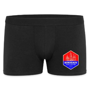 Bordeaux Emblem Nouvelle-Aquitaine - Men's Boxer Shorts - black - Front