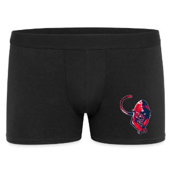 Roter Panther - Männer Boxer Shorts - Schwarz - Vorne