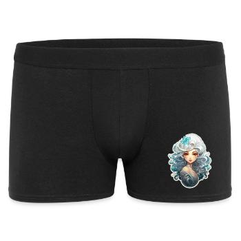 Crystal Magician With White Hair RPG Shirt - Men's Boxer Shorts - black - Front