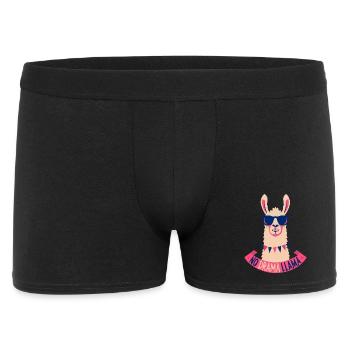 No Drama Llama with Sunglasses - Men's Boxer Shorts - black - Front