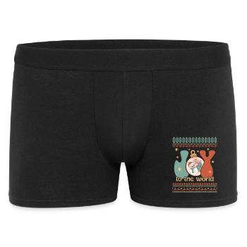 Ugly Christmas Sweater - Men's Boxer Shorts - black - Front