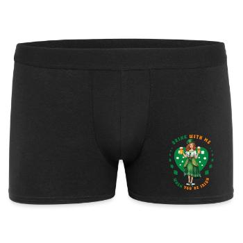 Drink with me if you're Irish - Men's Boxer Shorts - black - Front
