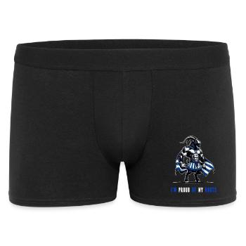 I'm proud of my roots Greek - Men's Boxer Shorts - black - Front