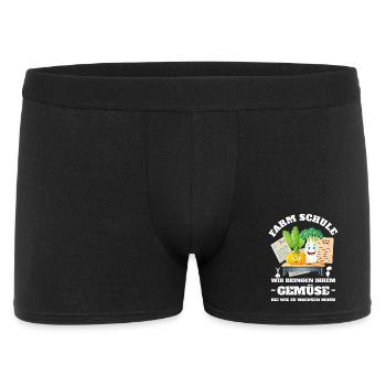 Farm School of Vegetables - Men's Boxer Shorts - black - Front