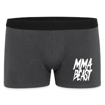 MMA Beast - cool martial arts design - Men's Boxer Shorts - charcoal grey - Front