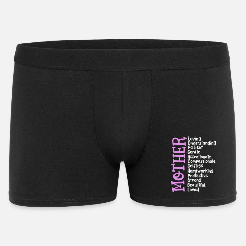 Mutter Muttertag - Männer Boxer Shorts - Schwarz