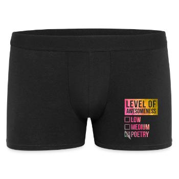 Poésie Poésie Poésie - Boxer Homme - noir - Devant