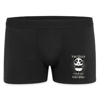 Bonne chance avec les nouveaux collègues Veräter Panda - Boxer Homme - noir - Devant