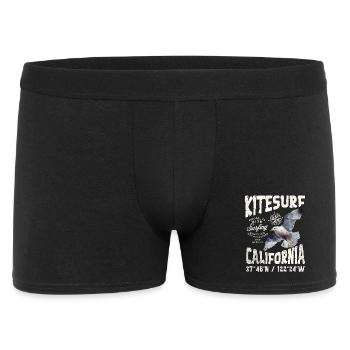 Kitesurfen in Kalifornien - Männer Boxer Shorts - Schwarz - Vorne
