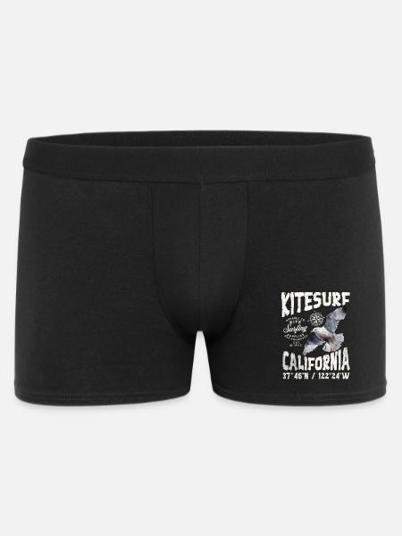 Kitesurfing in California - Men's Boxer Shorts - black