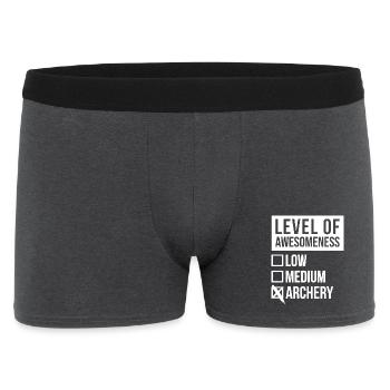 Archery - Men's Boxer Shorts - charcoal grey - Front