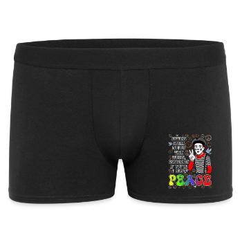 La paix est la chose la plus importante - Boxer Homme - noir - Devant