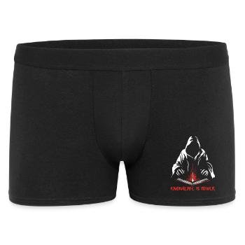 Knowledge is power - Men's Boxer Shorts - black - Front