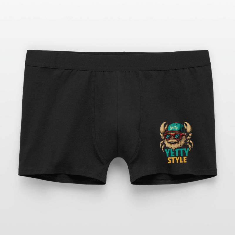 Graphisme Yeti Style Yetty Boxer Homme