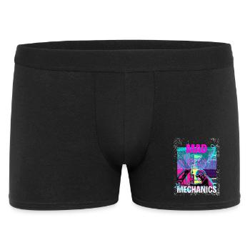 Mad Mechanics – Neon Monkey Garage Art - Men's Boxer Shorts - black - Front