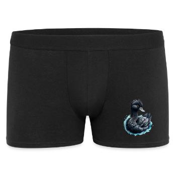 Le cygne noir et la rose bleue - Boxer Homme - noir - Devant