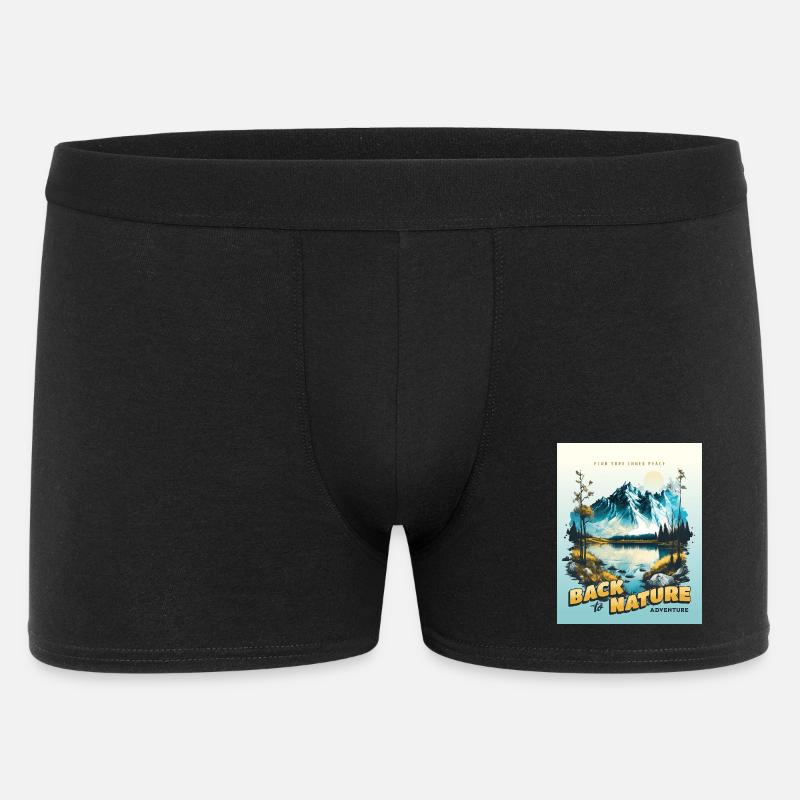 Pêche : Back to Nature - Boxer Homme - noir