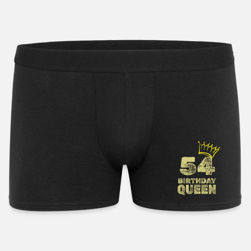 54 - Männer Boxer Shorts - Schwarz