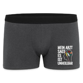 Fireworks in the head - Men's Boxer Shorts - charcoal grey - Front