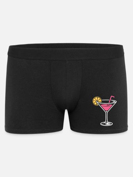 Cocktail Alcohol Mixed drink Long drinks - Men's Boxer Shorts - black