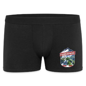 Sticker_CH_Furka - Men's Boxer Shorts - black - Front