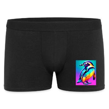 penguin - Men's Boxer Shorts - black - Front