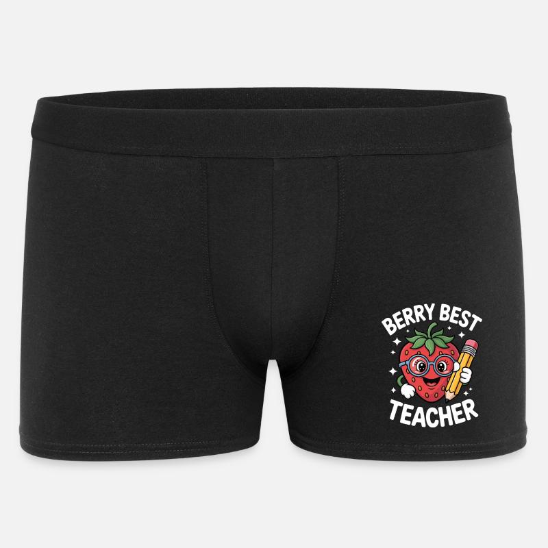 Berry Best Teacher Elementary Teacher - Men's Boxer Shorts - black