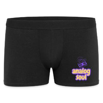 Cassette Soul Analogique Rétro - Boxer Homme - noir - Devant