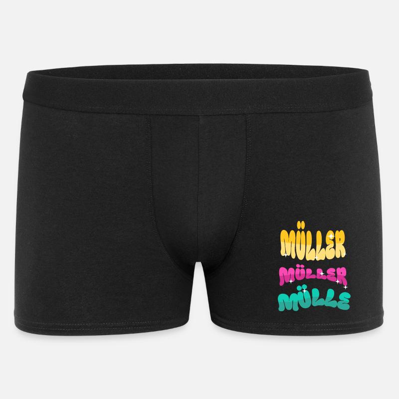 Müller - Männer Boxer Shorts - Schwarz