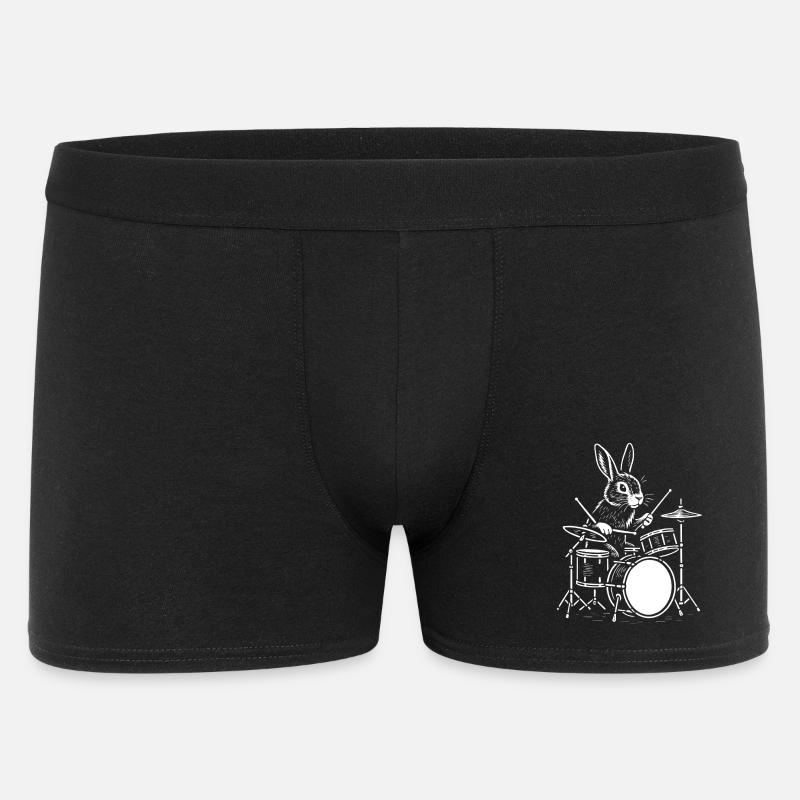 Rythm Rabbit Drummer - Boxer Homme - noir
