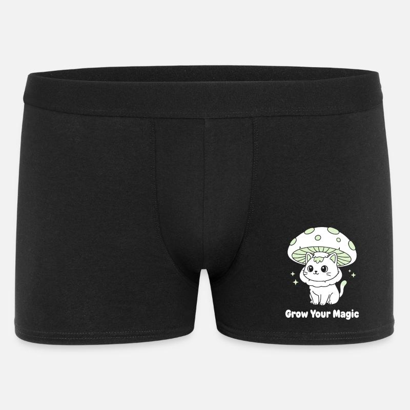Magisk soppkatt - Boxer Shorts for menn - svart